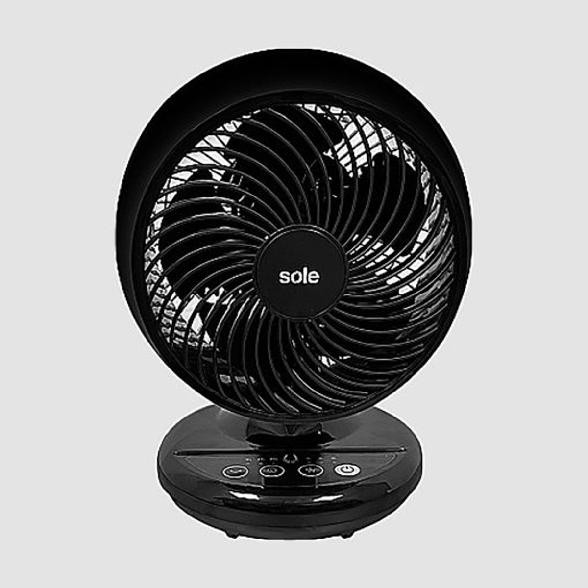 SOLE - Ventilador Sole moderno 30W SOLAIR016 Black