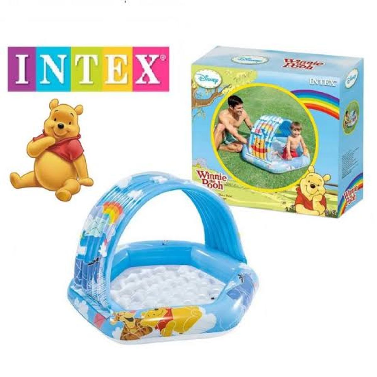 DISNEY - PISCINA WINNIE THE POOH DISNEY CON TECHO
