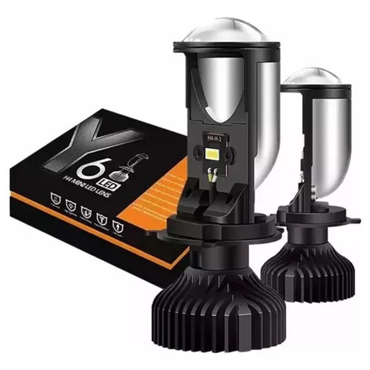 GENERICO - Focos Led Lupa Chip Led Csp Canbus H4