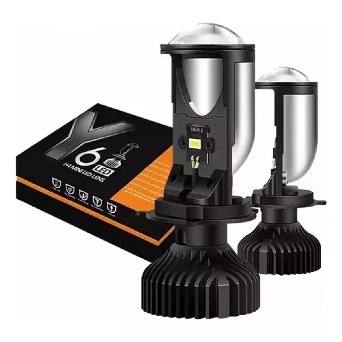 GENERICO - Focos Led Lupa Chip Led Csp Canbus H4