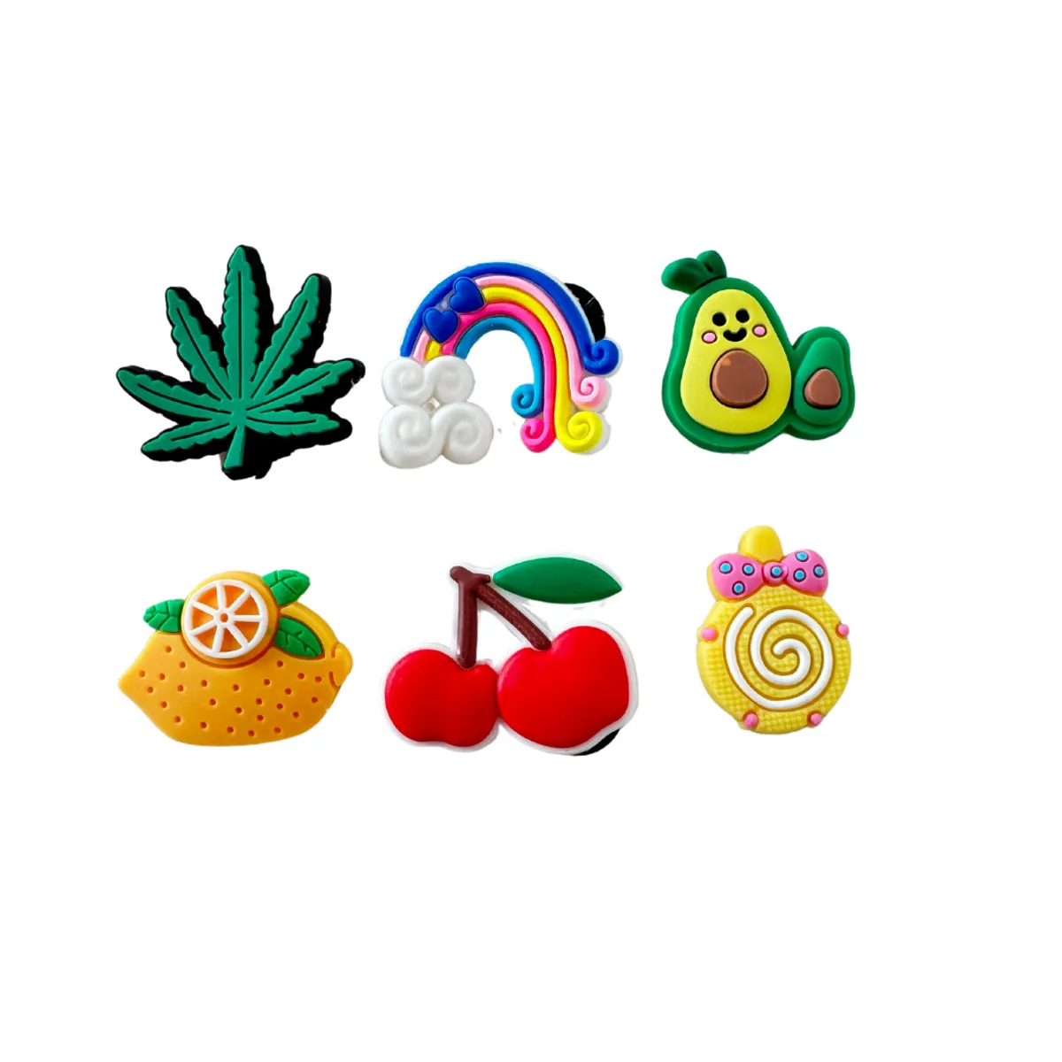 GENERICO - Pines para sandalias crocs pack de 6 cartillsas