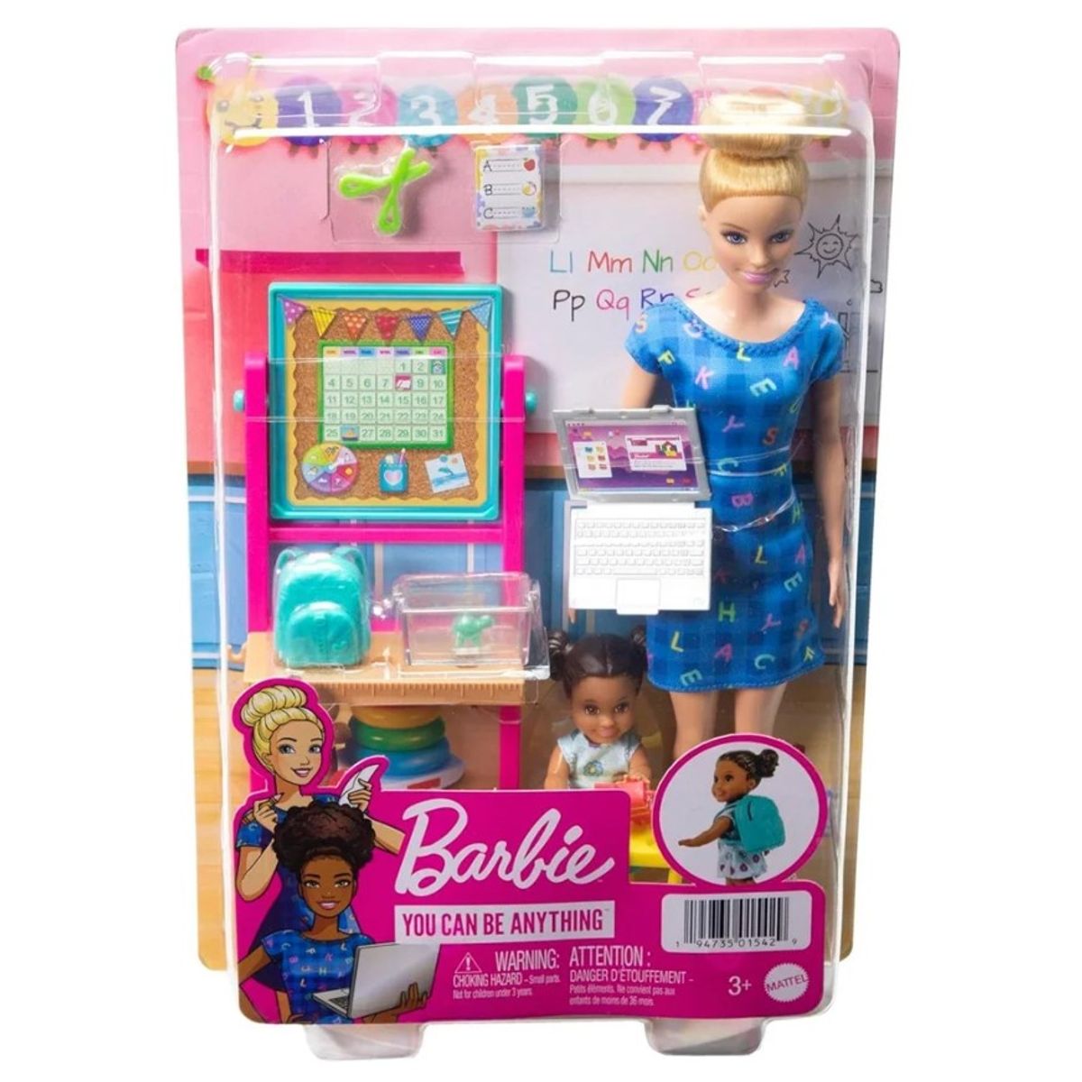 BARBIE - Muñeca Barbie Profesiones Profesora con Accesorios