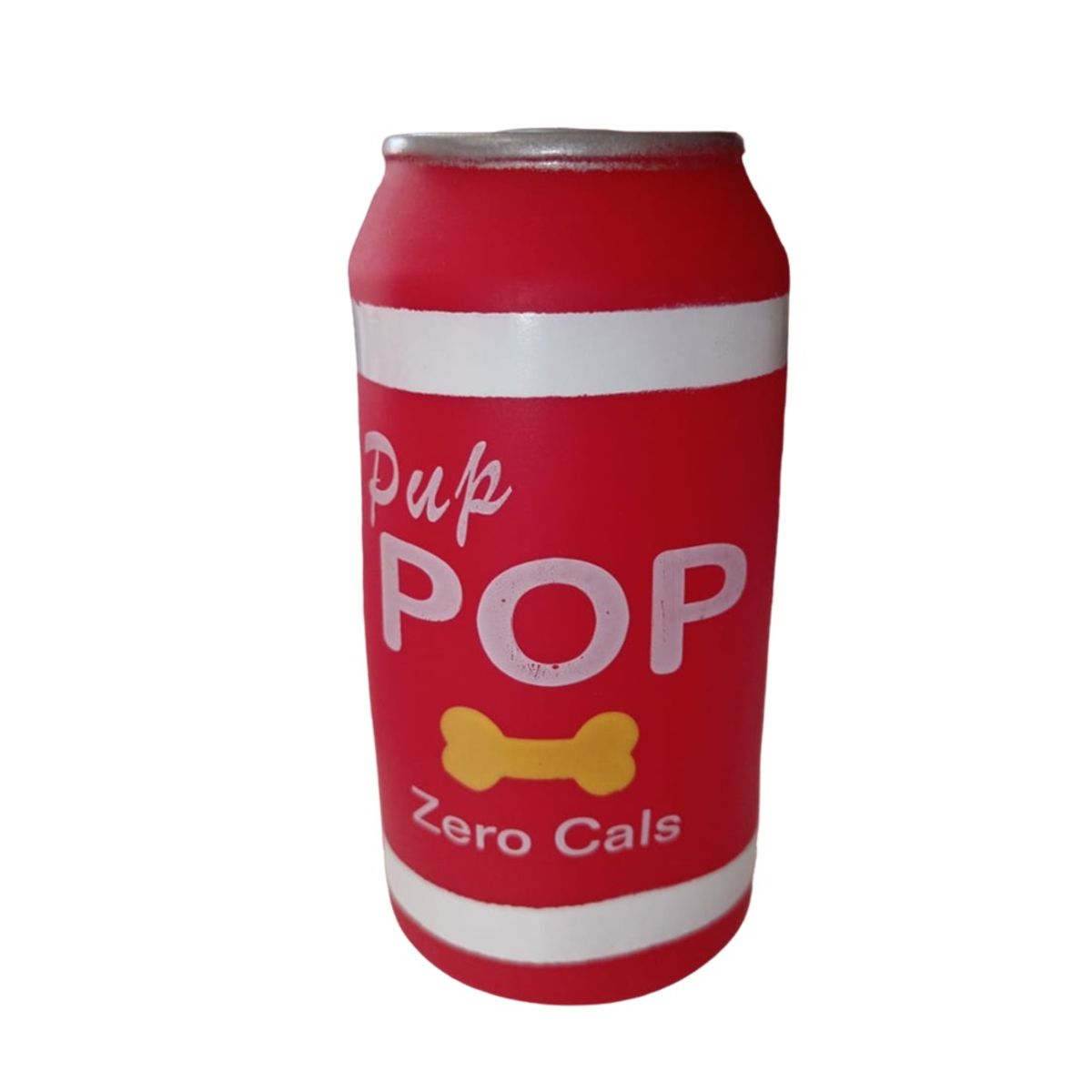 GENERICO - Juguete de goma para perros lata de gaseosa