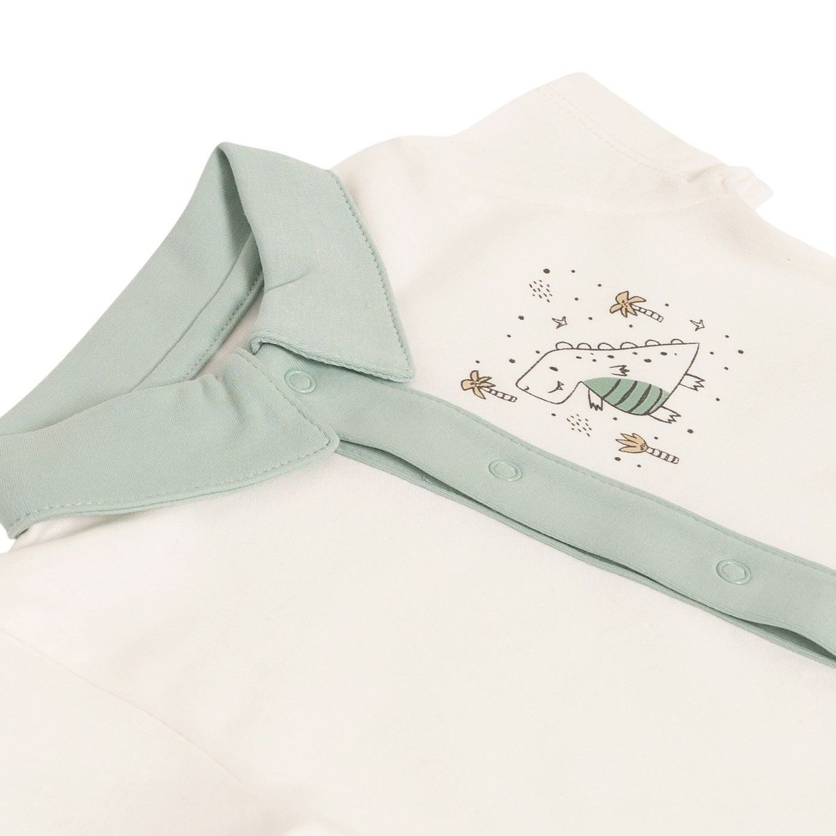 RIKURIY - Romper Dino verde Rikury