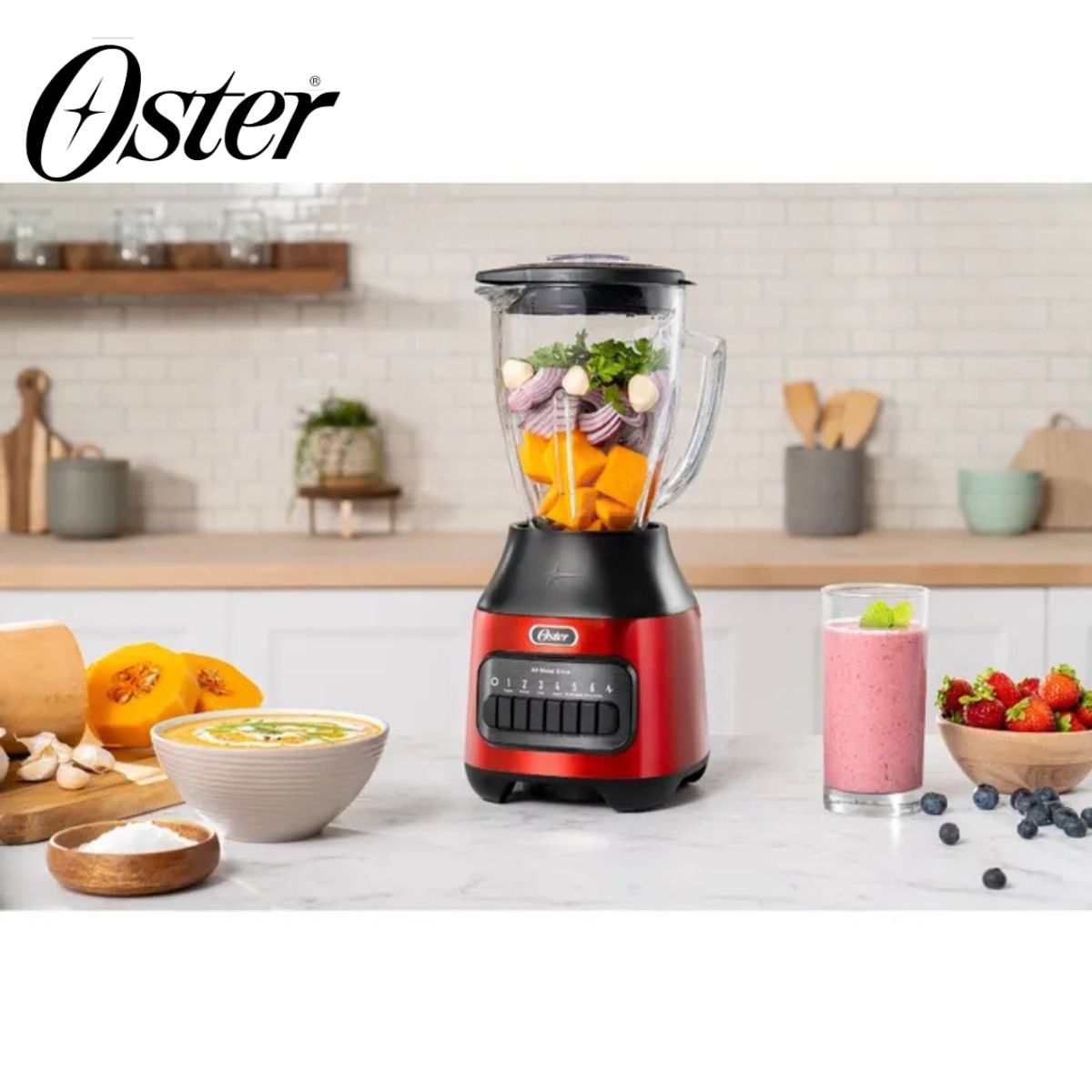 OSTER - Licuadora Oster de 800w Pica Hielo con Vaso 1,5 lts