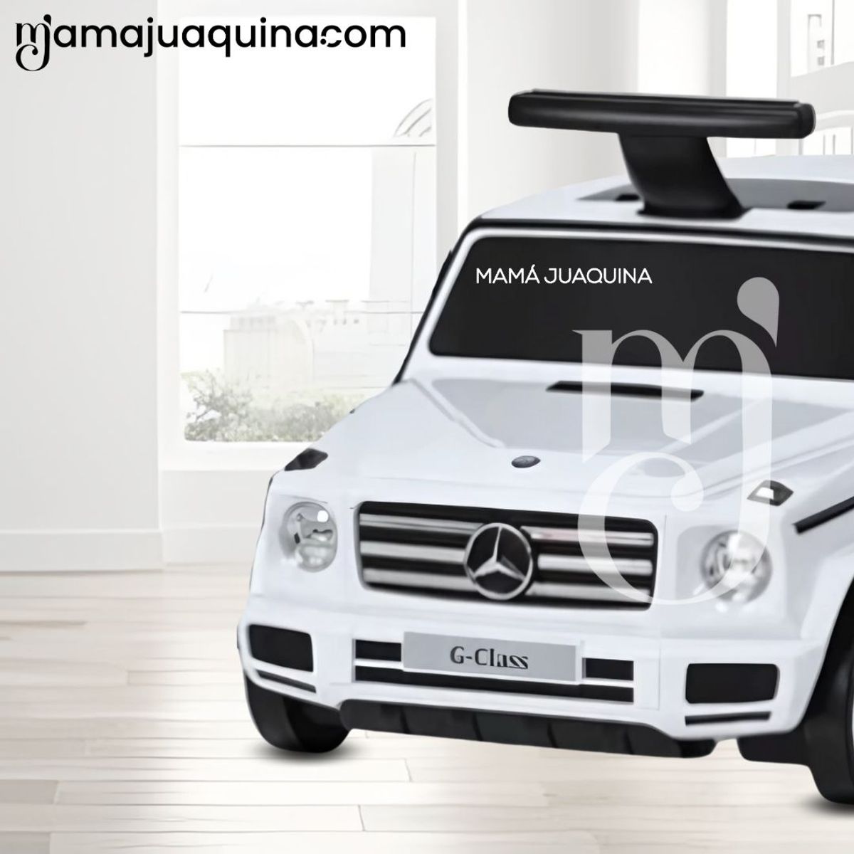 MERCEDES - Correpasillo de arrastre Maleta Buggie «BUGGIE BAG» White