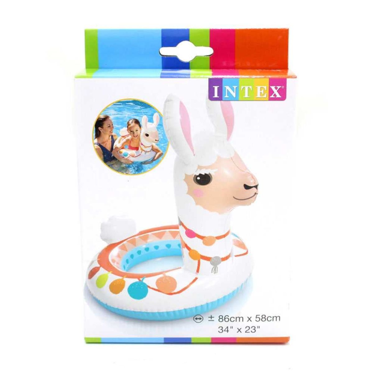 INTEX - FLOTADOR LLAMITA BLANCA