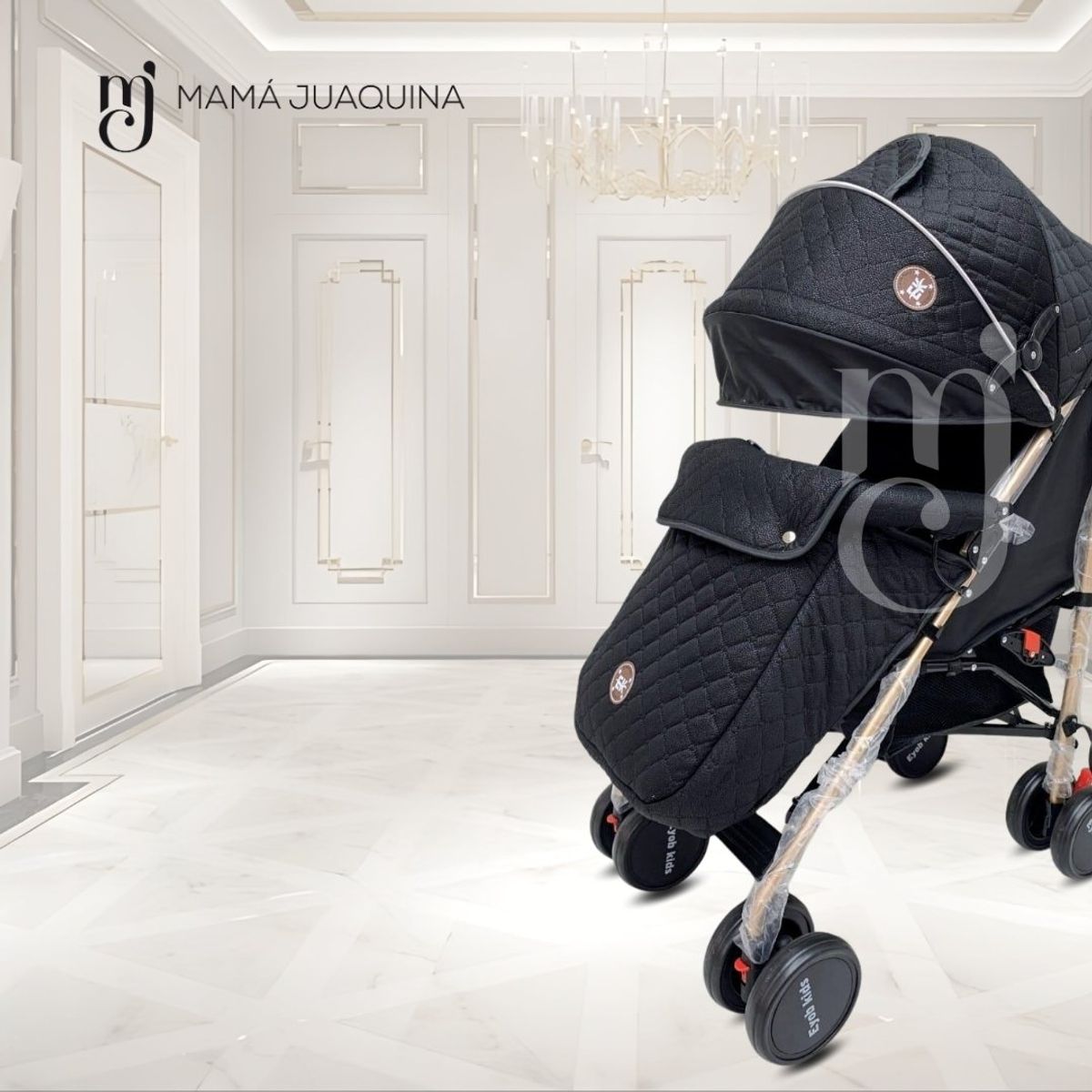 KIDS - Coche Bastón  «ISABEL PRO» Black