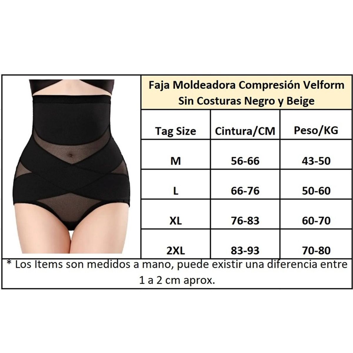 GENERICO - Faja Enterizo Moldeadora  Velform Sin Costuras Ropa Interior  Genieka