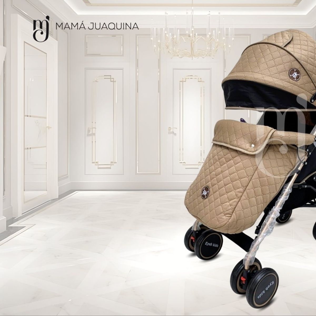 KIDS - Coche Bastón  «ISABEL PRO» Beige
