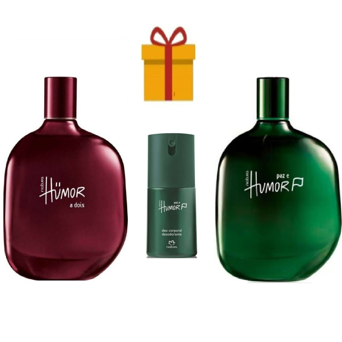 NATURA - Humor PAZ 75ml+ Humor a dois 75ml + deo corporal + regalo