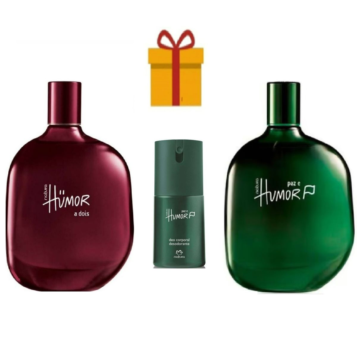 NATURA - Humor PAZ 75ml+ Humor a dois 75ml + deo corporal + regalo