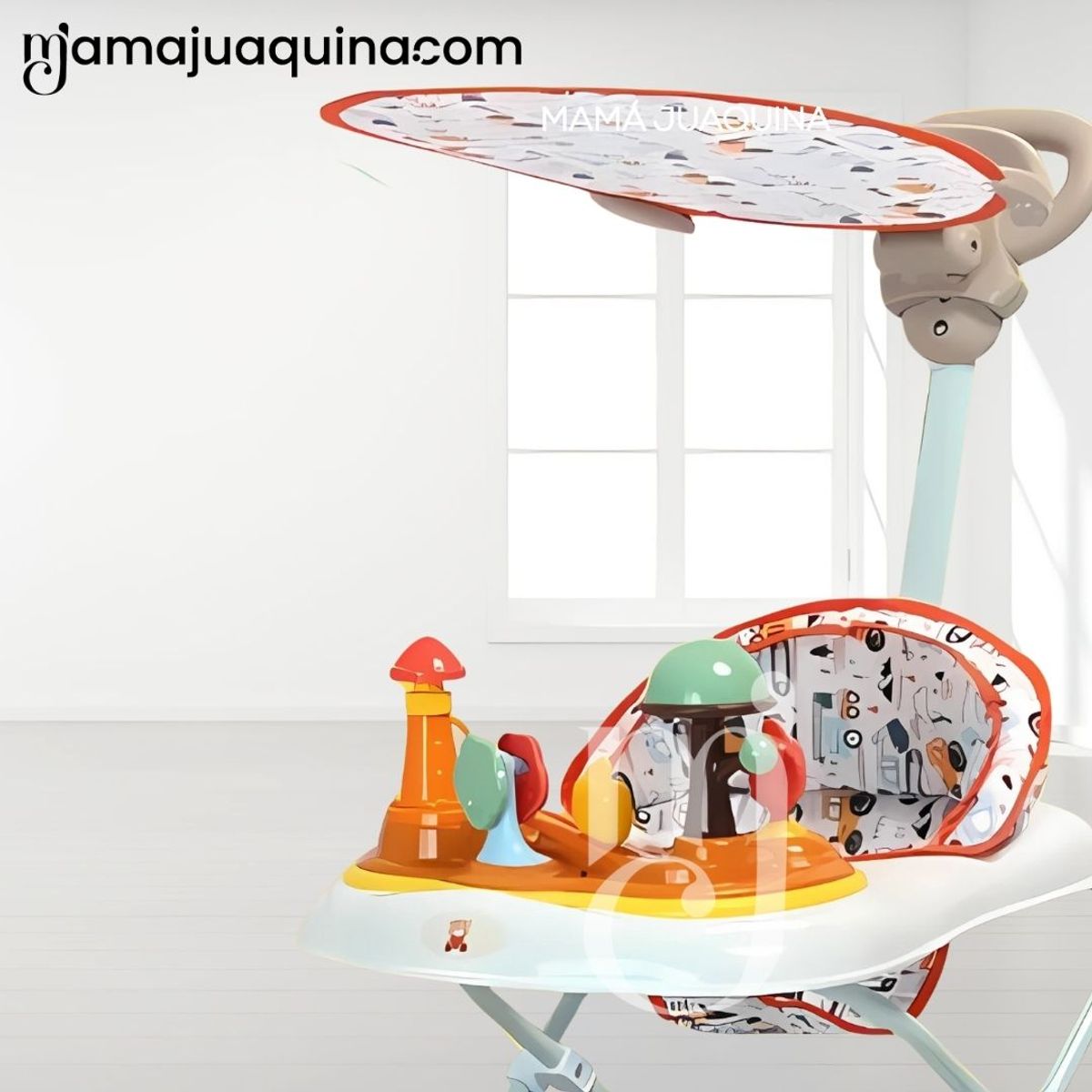 BABY - Andador Musical Didáctico «MUSHROOM» Beige