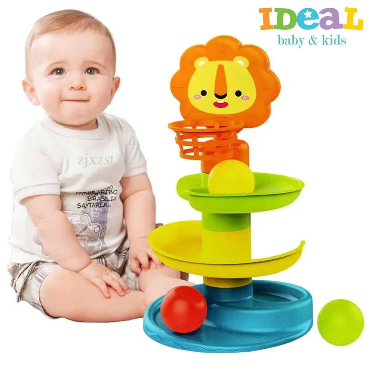 IDEAL - Set de Juego en Espiral Huanger Bola Rodante León