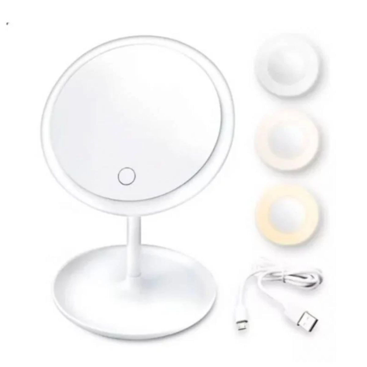 MORITA BAG STORE - ESPEJO PARA MAQUILLAJE CON LUZ LED