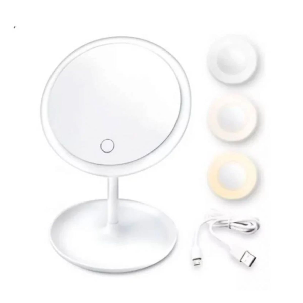 MORITA BAG STORE - ESPEJO PARA MAQUILLAJE CON LUZ LED