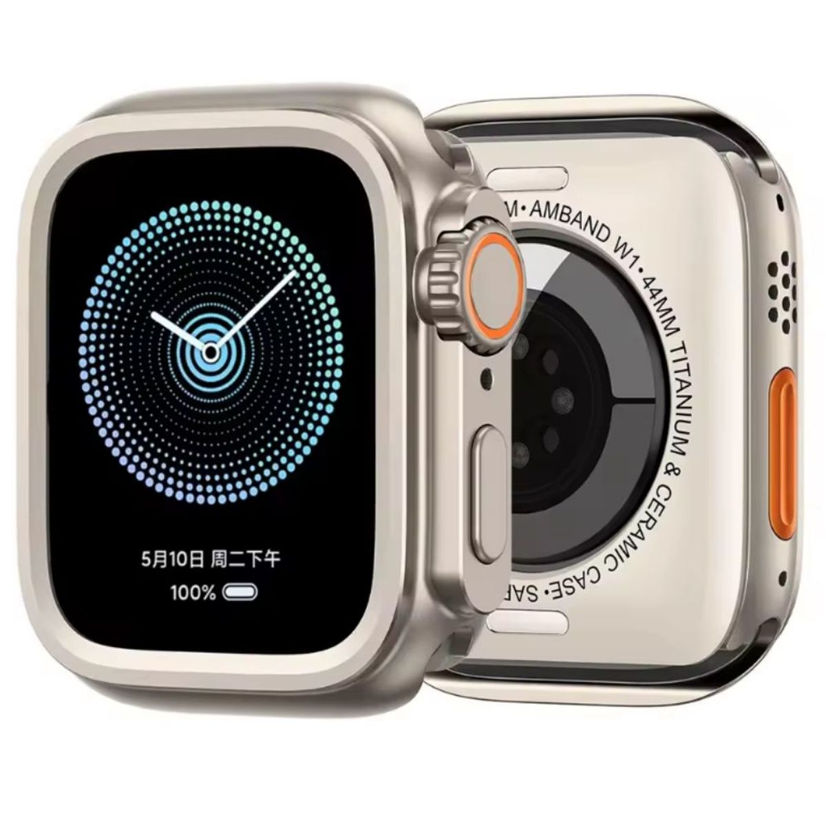 URVOI - Case Para Apple Watch 44mm de Metal Titanio Ultra Mate