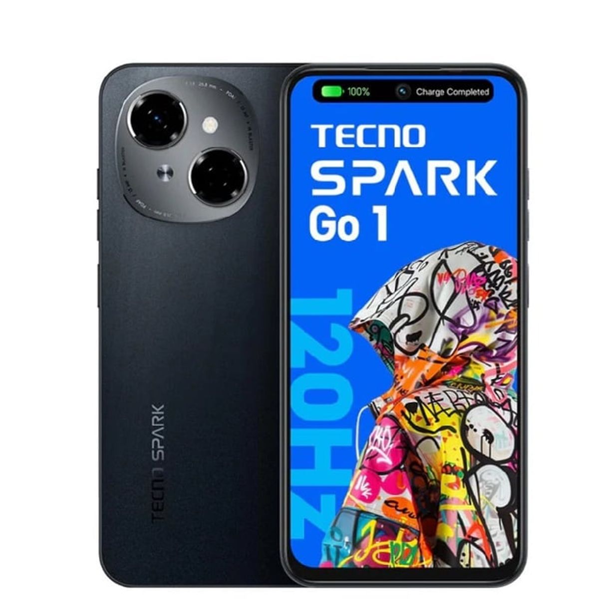 TECNO MOBILE - Tecno Spark Go 1  128GB ROM+ 8GB RAM*(4GB+4GB Extended) / COLOR: STARTRAIL BLACK