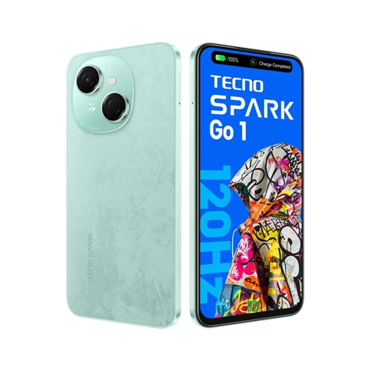 TECNO MOBILE - Tecno Spark Go 1  128GB ROM+ 8GB RAM*(4GB+4GB Extended) / COLOR: MAGIC SKIN GREEN