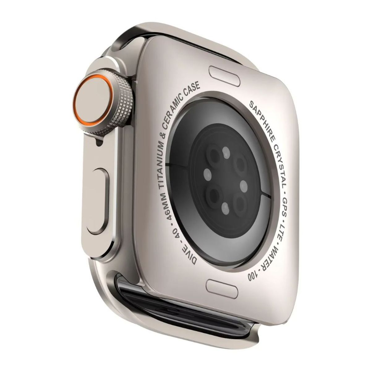 URVOI - Case Para Apple Watch 45mm de Metal Titanio Ultra Mate