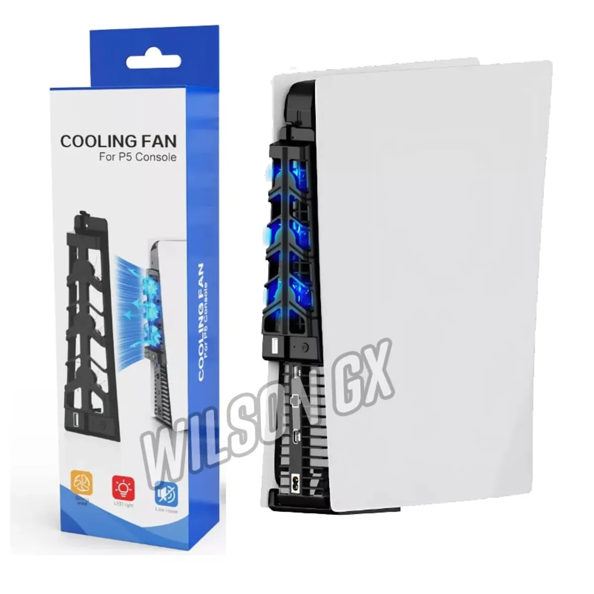 GENERICO - Ventilador de refrigeración LED Cooler para PS5