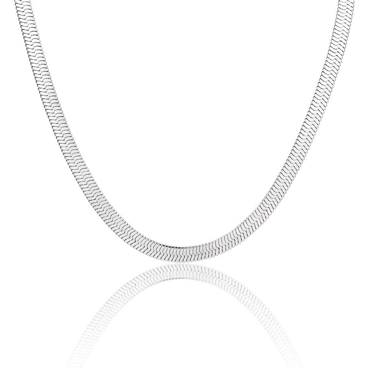 CLEO JOYAS & ACCESORIOS - Cadena Snake Serpiente Plateado Plata