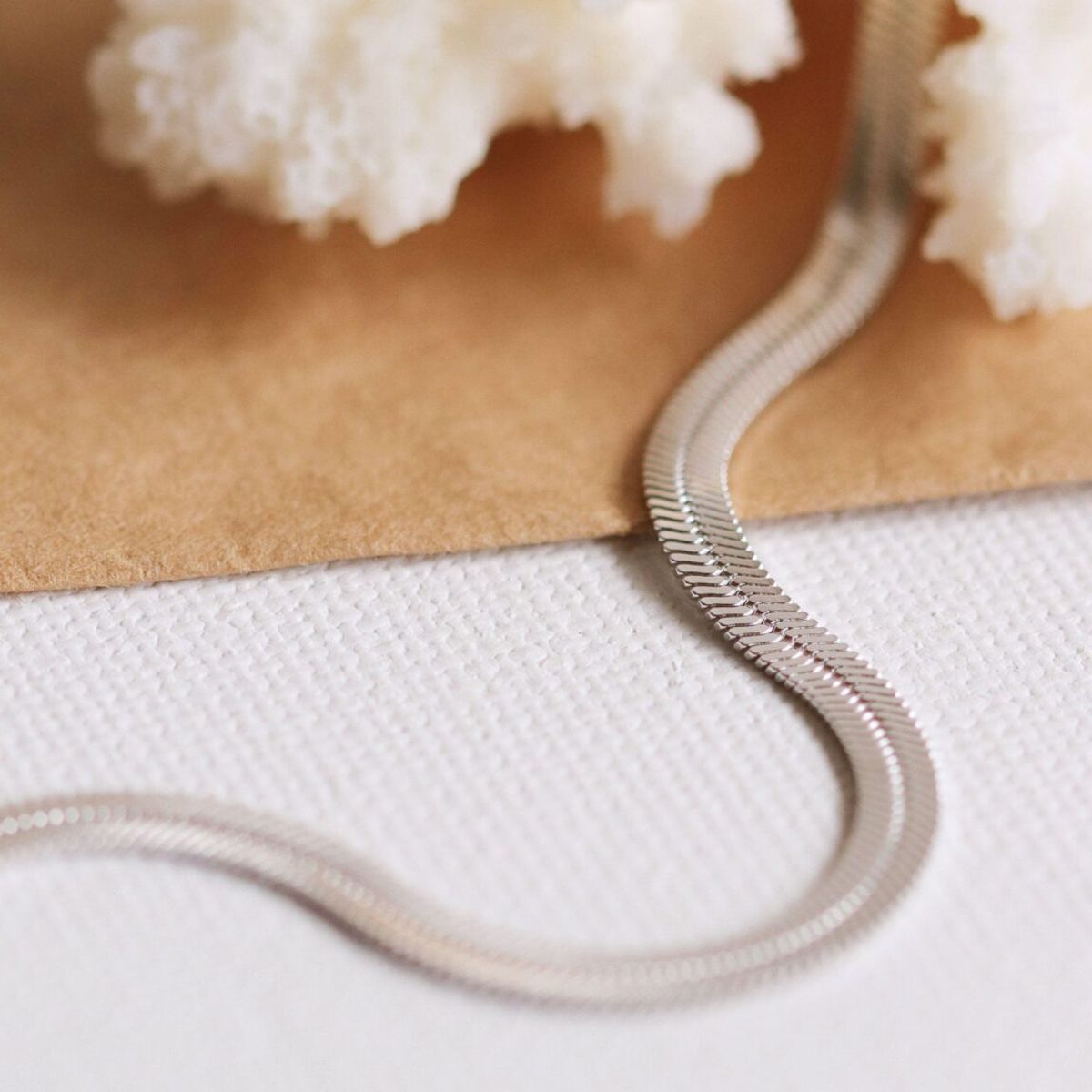 CLEO JOYAS & ACCESORIOS - Cadena Snake Serpiente Plateado Plata