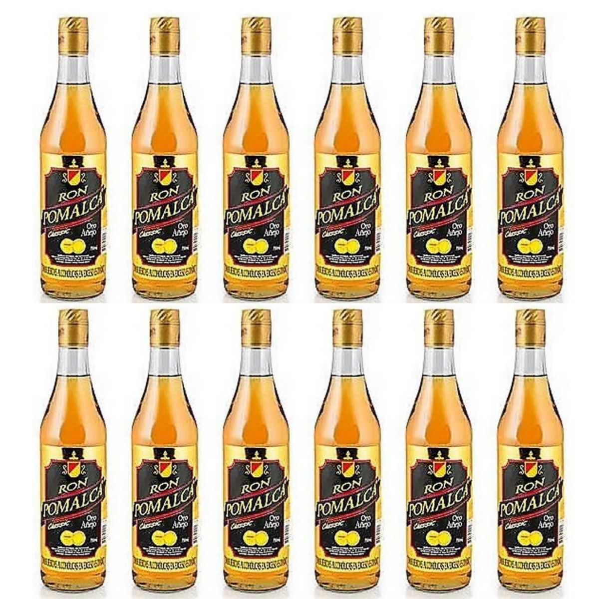 GENERICO - Ron Pomalca Oro Añejo 750ml - 12 UND
