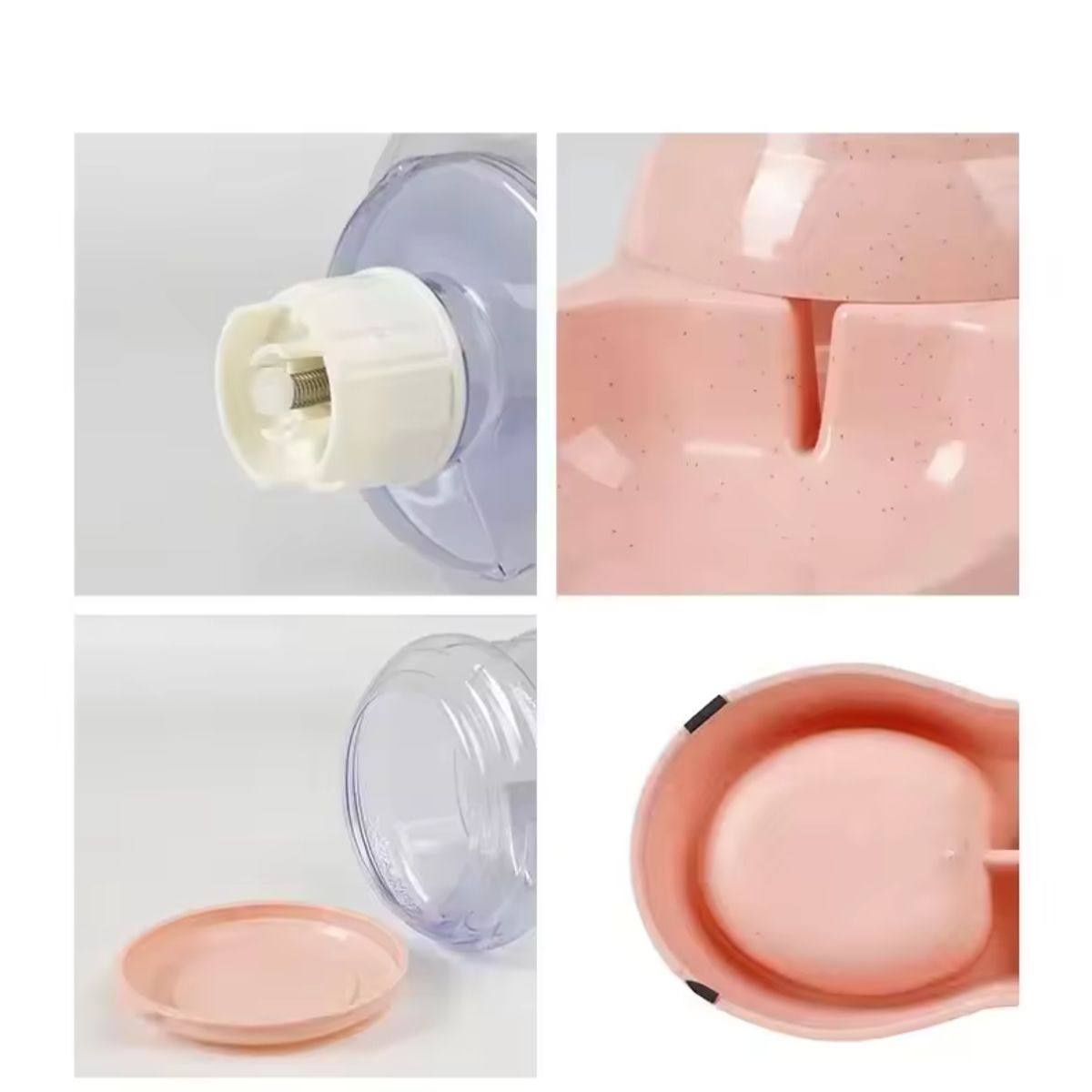 GENERICO - Bebedero Automático Rosado de 3.8 Litros