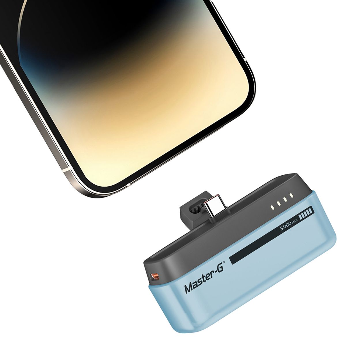MASTER G - Power Bank Mini Master-G 5000mAh 20W Tipo C Power Delivery Celeste