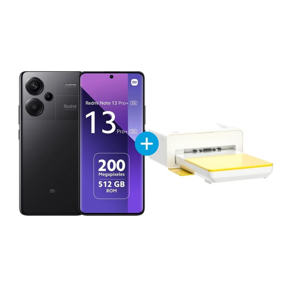 XIAOMI - Combo Xiaomi Redmi Note 13 Pro Plus 5G e Impresora Fotográfica instantánea"