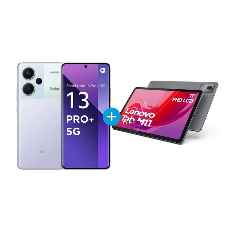 XIAOMI - Combo Redmi Note 13 Pro Plus 5G y Tablet Lenovo Tab M11