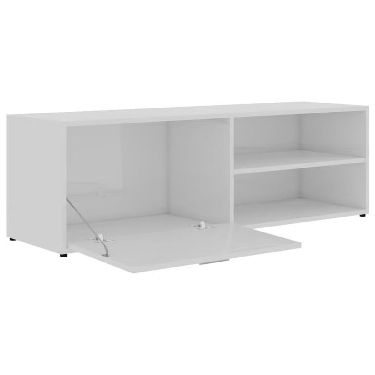 GENERICO - Mueble de TV Moderno  55 Kukuja Blanco R&R MUEBLES