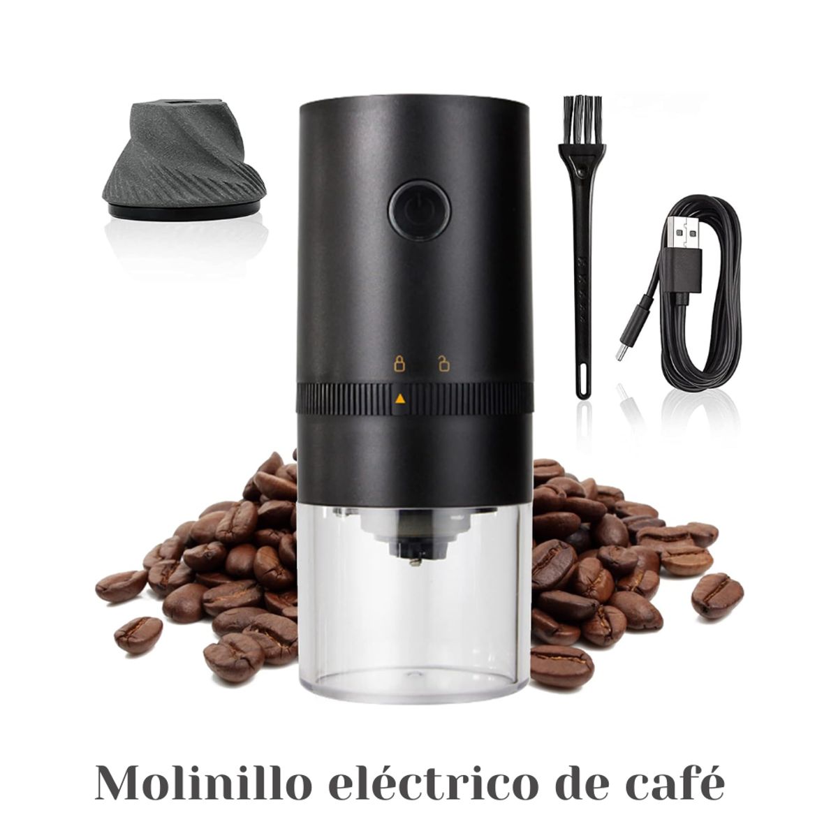 GENERICO - Moledor  eléctrico portátil de café