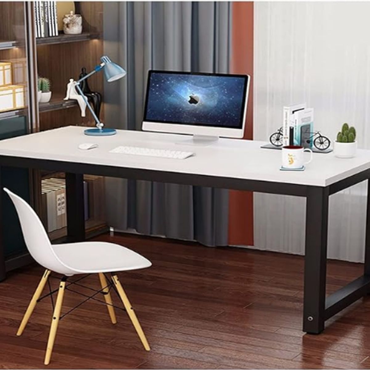 NACION MUEBLES - ESCRITORIO NACION MUEBLES MODERNO LUIS COLOR BLANCO