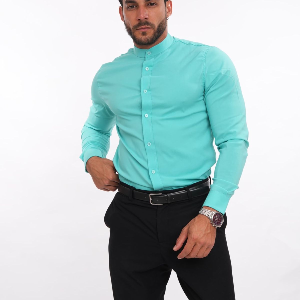 MEHIVIC - CAMISA MEHIVIC MANGA LARGA CUELLO NERU