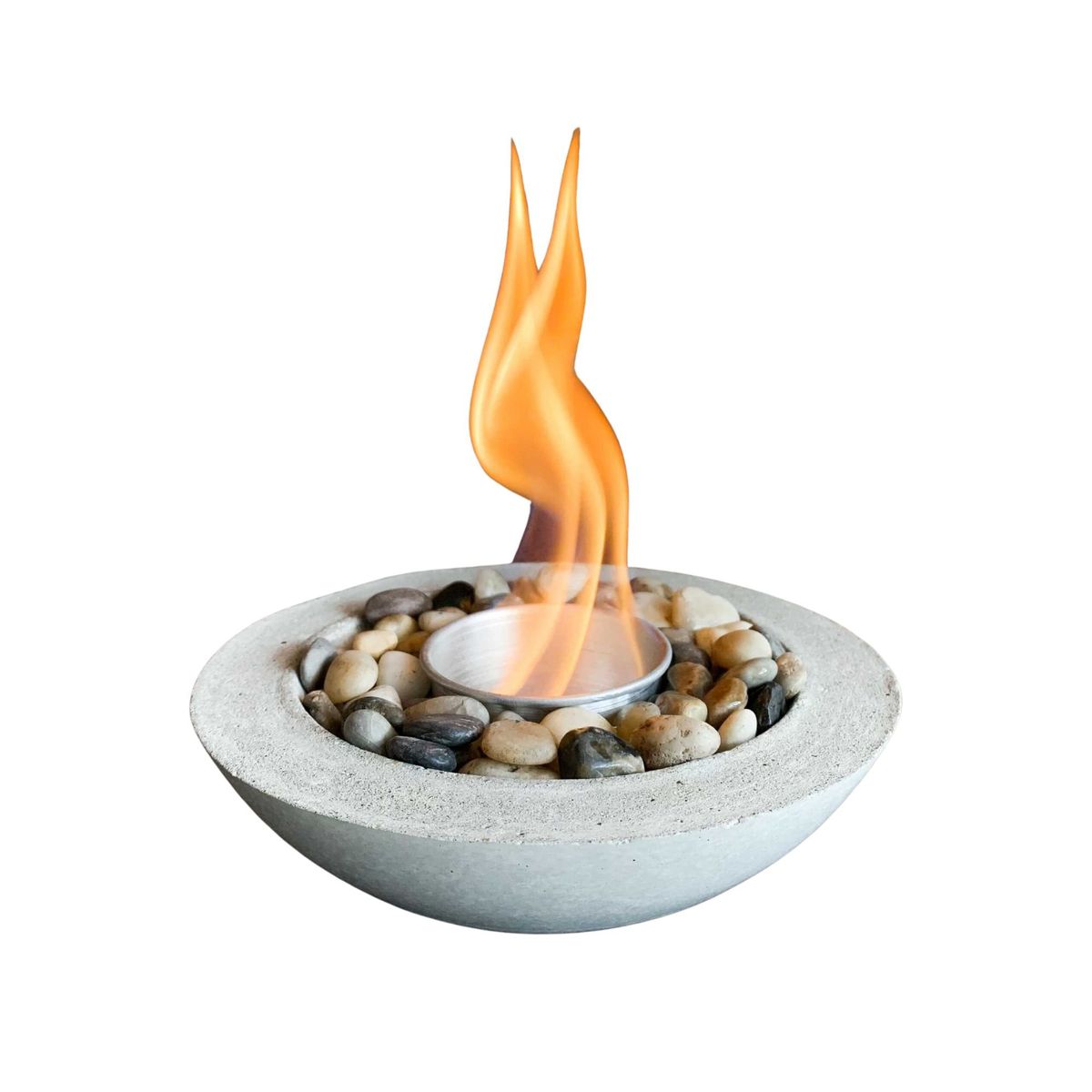GENERICO - Fogón de Concreto Chimenea Portátil Ecológica Gris