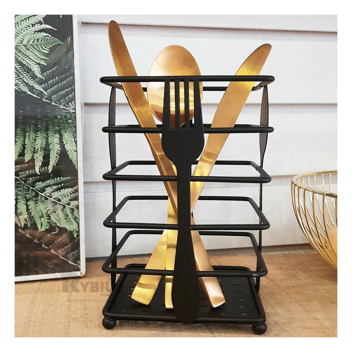 GENERICO - Caja de Cocina en Negro Y+Envoltorio de Regalo