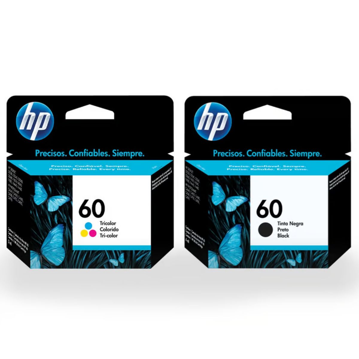 HP - Pack de Cartuchos de Tinta HP 60 Negro y 60 Tricolor Original