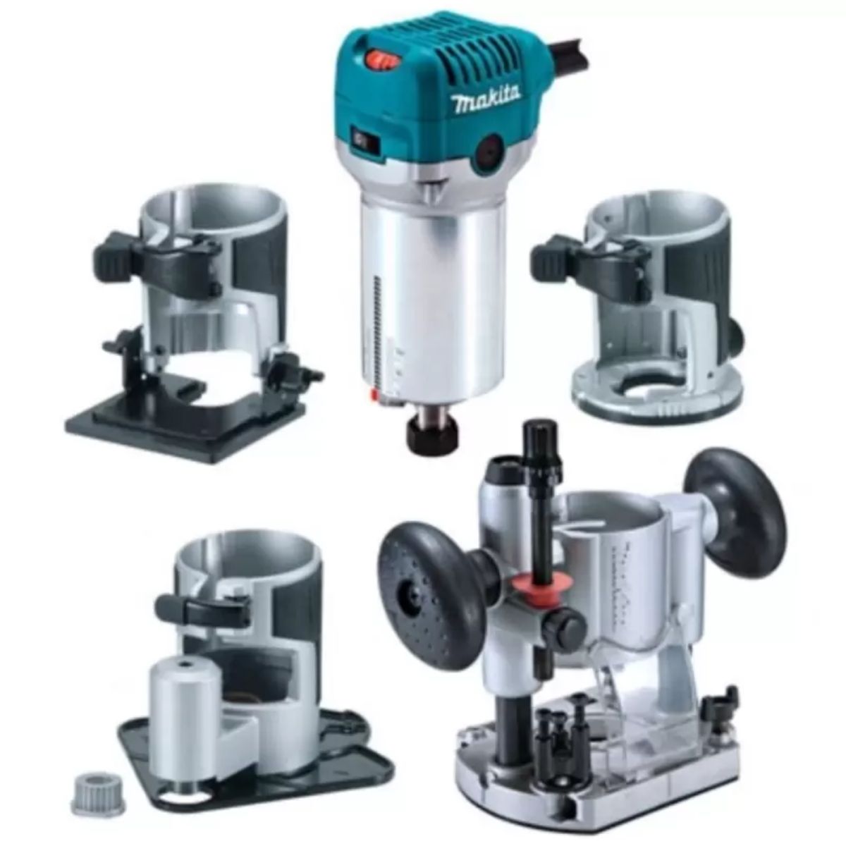 MAKITA - Ruteadora Fresadora Makita  710w + Set Bases Rt0700cx3