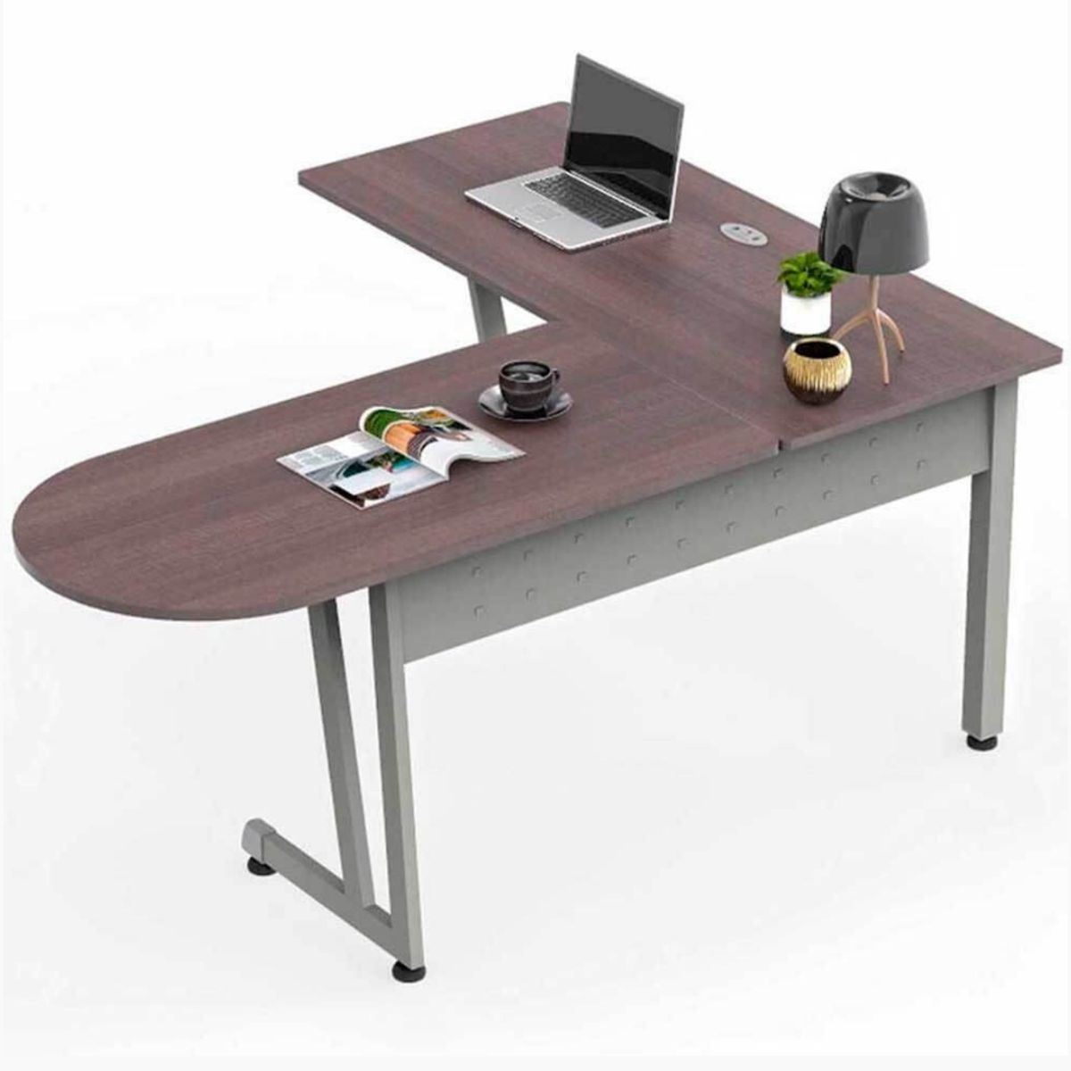 NACION MUEBLES - ESCRITORIO NACION MUEBLE AÑAÑIN EJECUTIVO COLOR MARRON