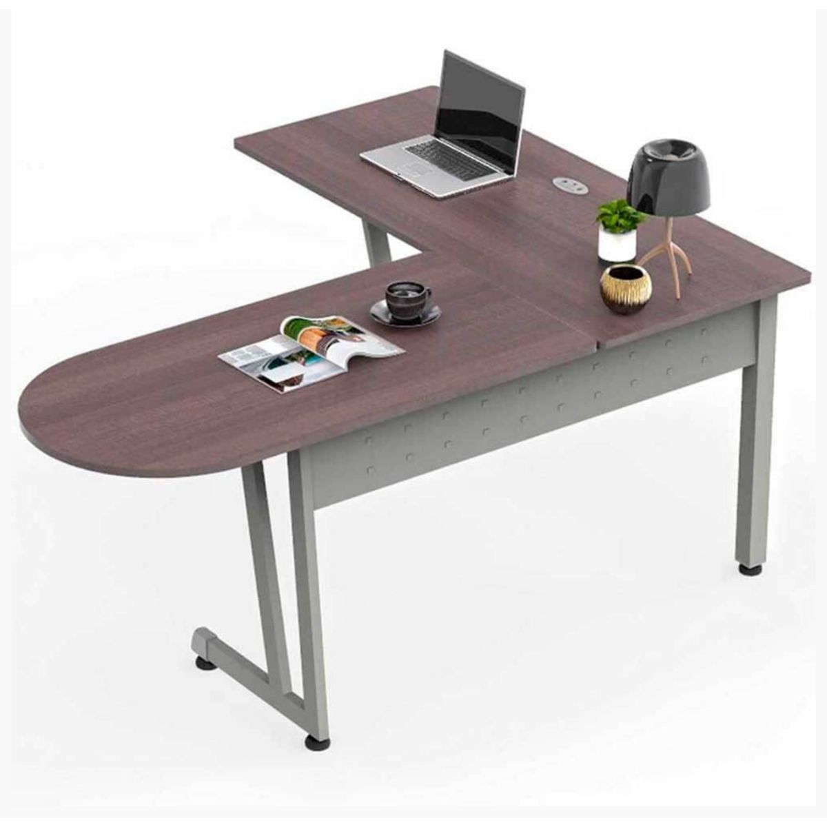 NACION MUEBLES - ESCRITORIO NACION MUEBLE AÑAÑIN EJECUTIVO COLOR MARRON