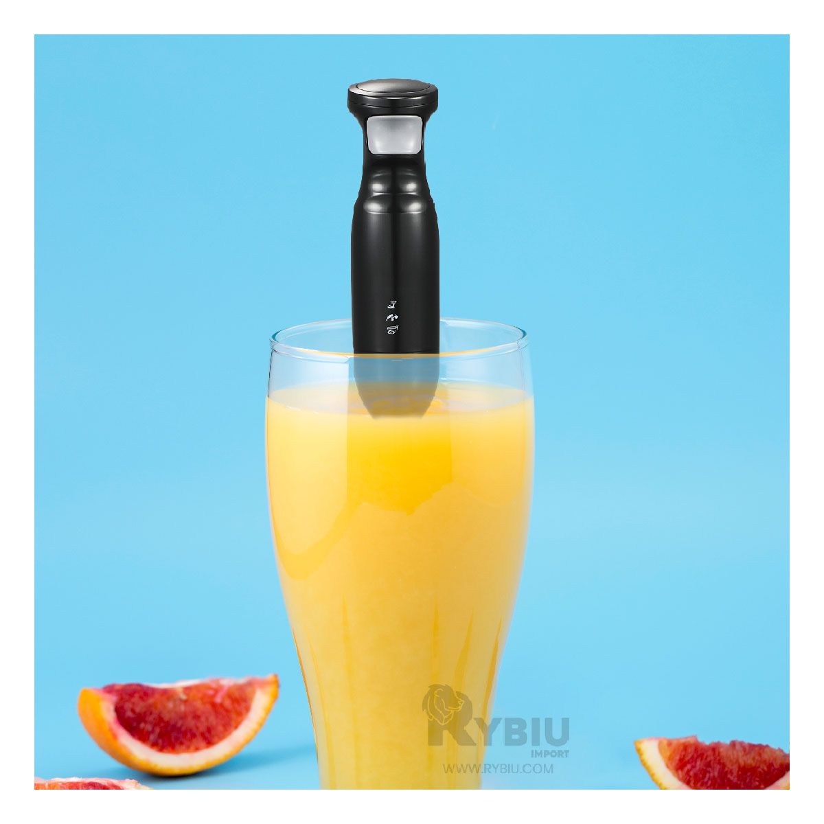 RYBIU IMPORT - Procesadora Moderna de Mano de Negro Y+Post-it Adhesivos