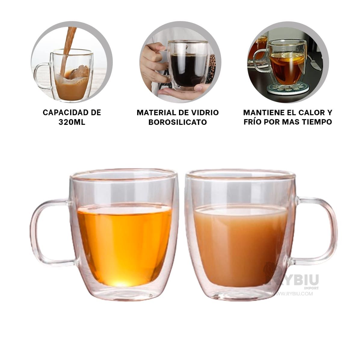 GENERICO - Vaso para Emoliente en Transparente Y+Banderitas Adhesivas