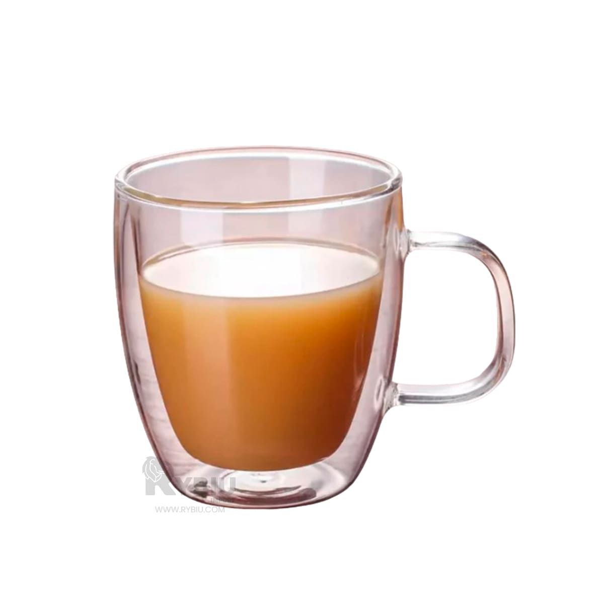 GENERICO - Vaso para Emoliente en Transparente Y+Banderitas Adhesivas