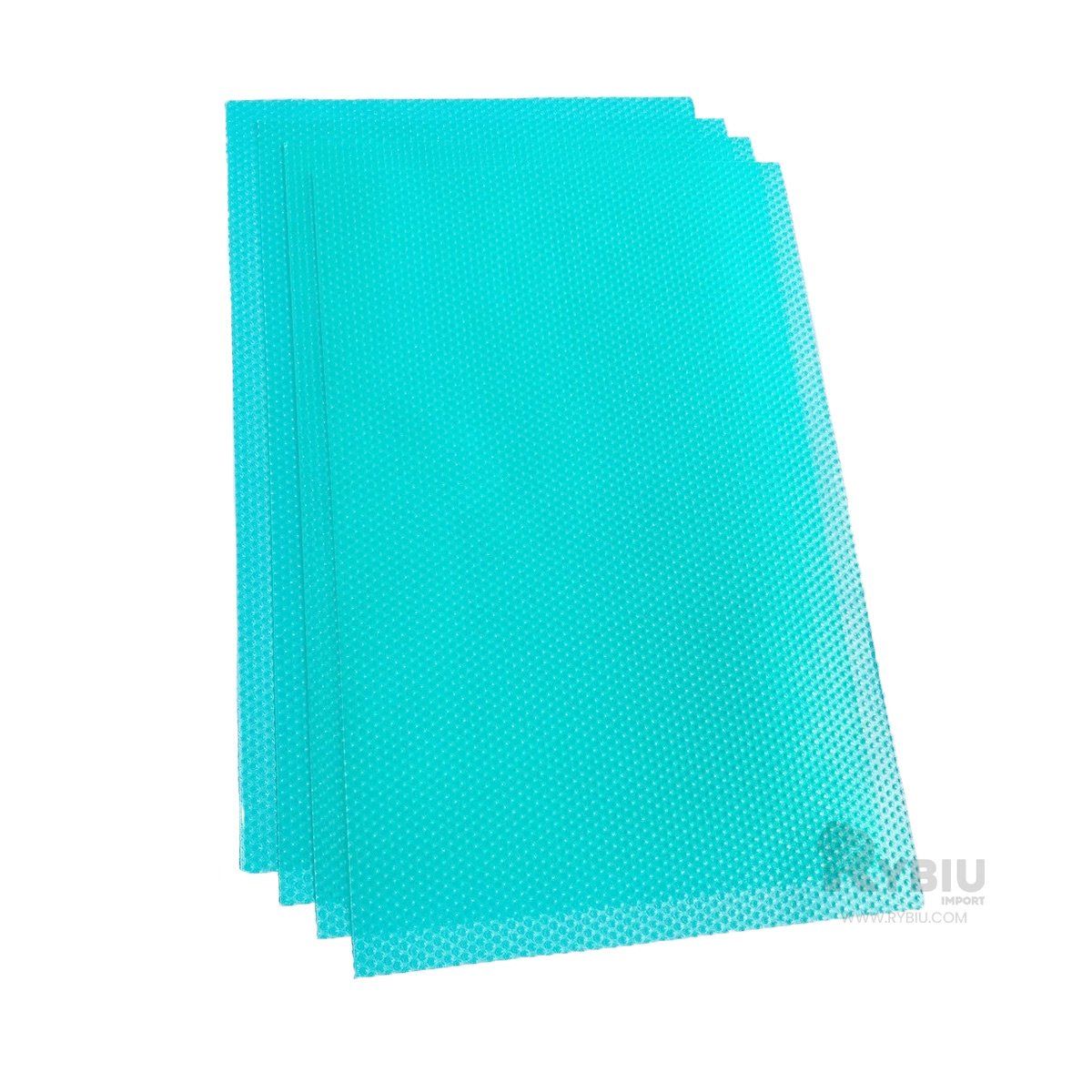 RYBIU IMPORT - Set Cuadruple de Color Celeste Y+Papel de Regalo