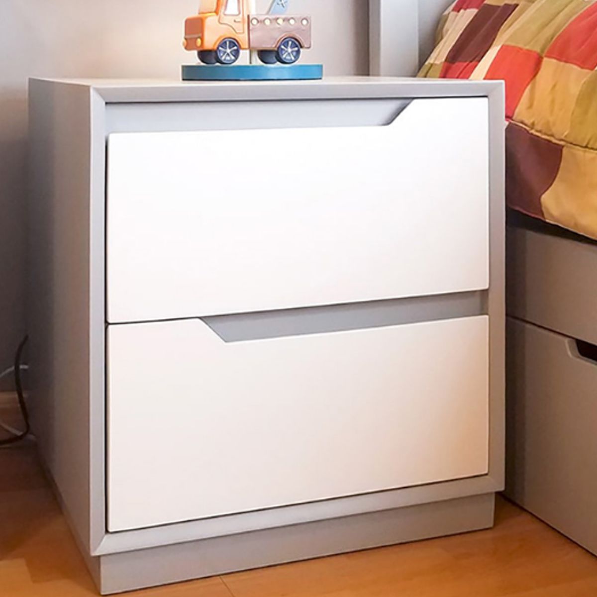 NACION MUEBLES - VELADOR NACION MUEBLES TILIN COLOR BLANCO