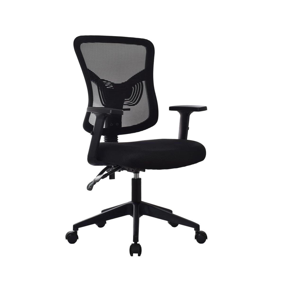 OFIDEAS - Silla de Oficina Ergonómica Fone Ultra Negro Gerente Nylon Ofideas