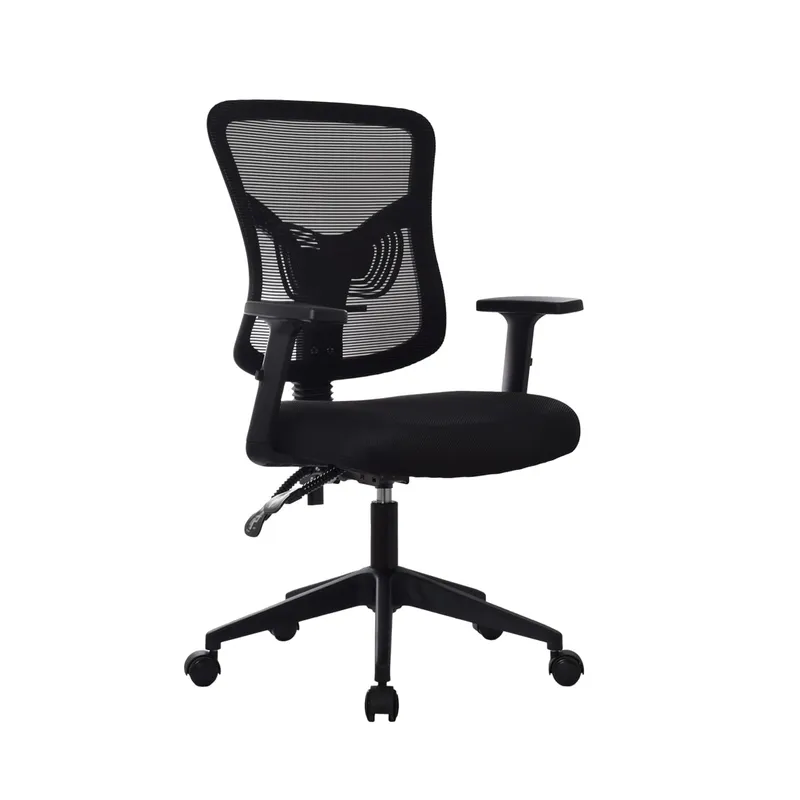 OFIDEAS - Silla de Oficina Ergonómica Fone Ultra Negro Gerente Nylon Ofideas