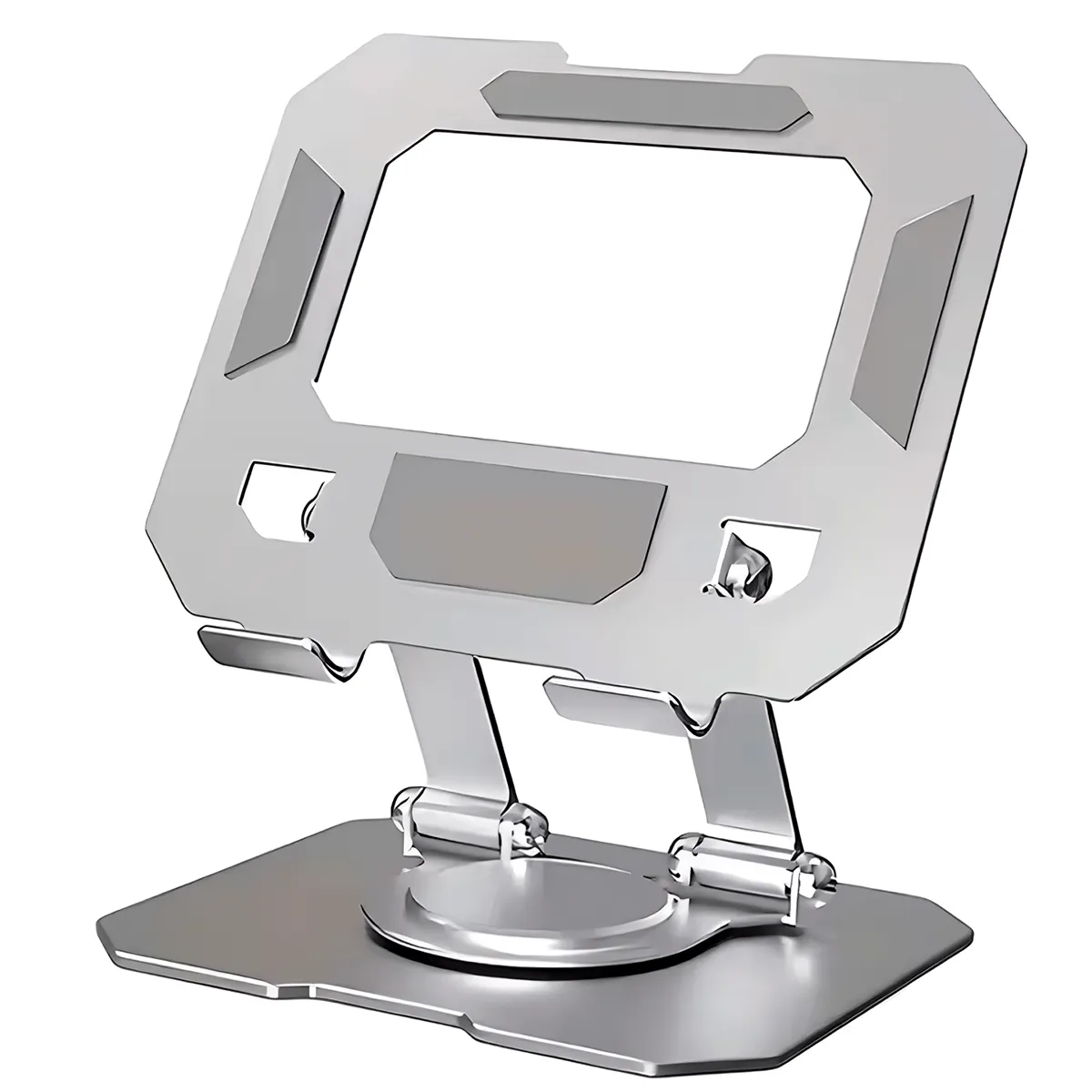 GENERICO - Soporte Para Tablet Celular Portátil Ajustable 360 Grados Color PLATA